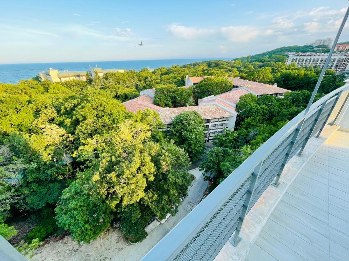 Sea Тerrace Aquamarine Apartment Golden Sands Bagian luar foto