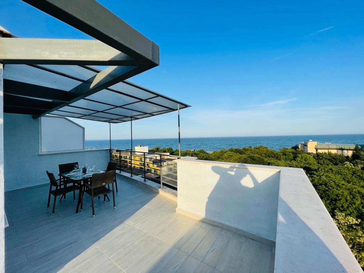 Sea Тerrace Aquamarine Apartment Golden Sands Bagian luar foto