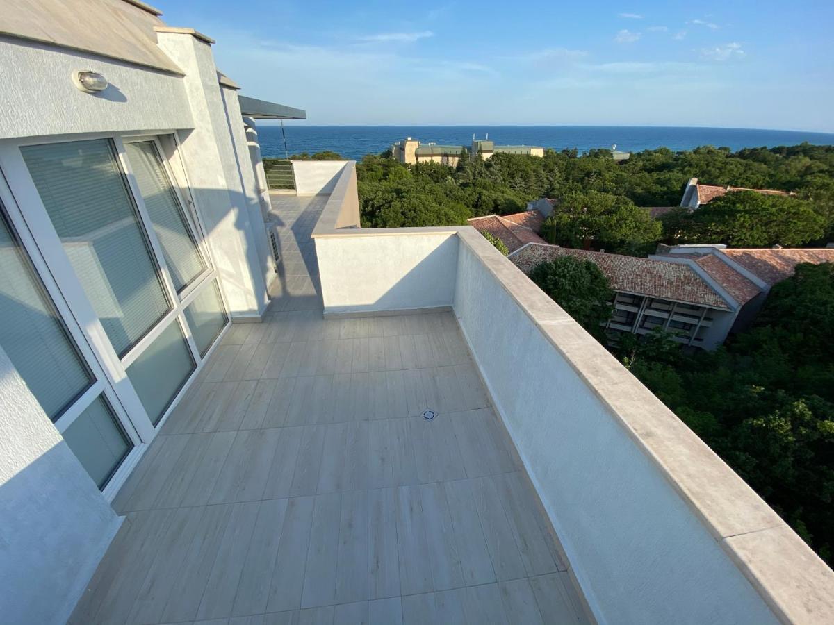Sea Тerrace Aquamarine Apartment Golden Sands Bagian luar foto