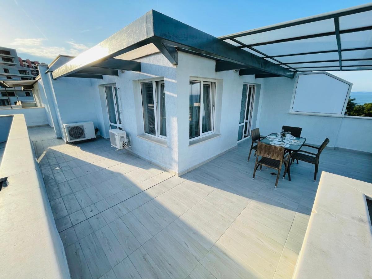 Sea Тerrace Aquamarine Apartment Golden Sands Bagian luar foto