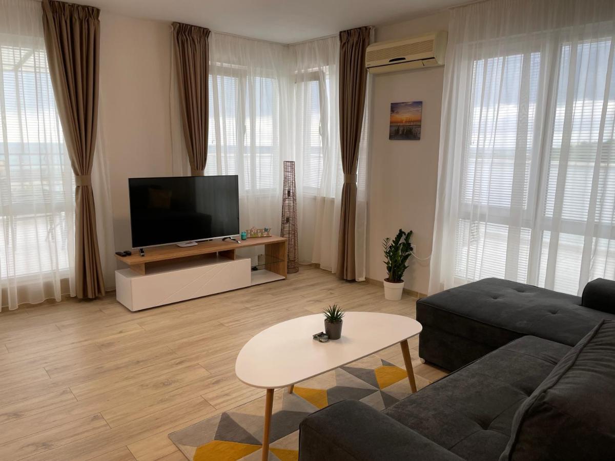 Sea Тerrace Aquamarine Apartment Golden Sands Bagian luar foto